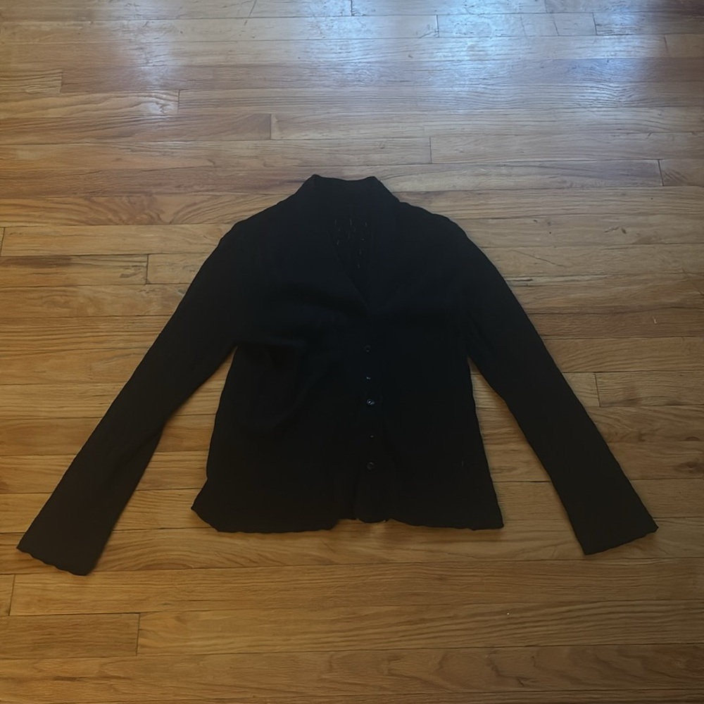 Cotton Silk Blend Cardigan Sweater